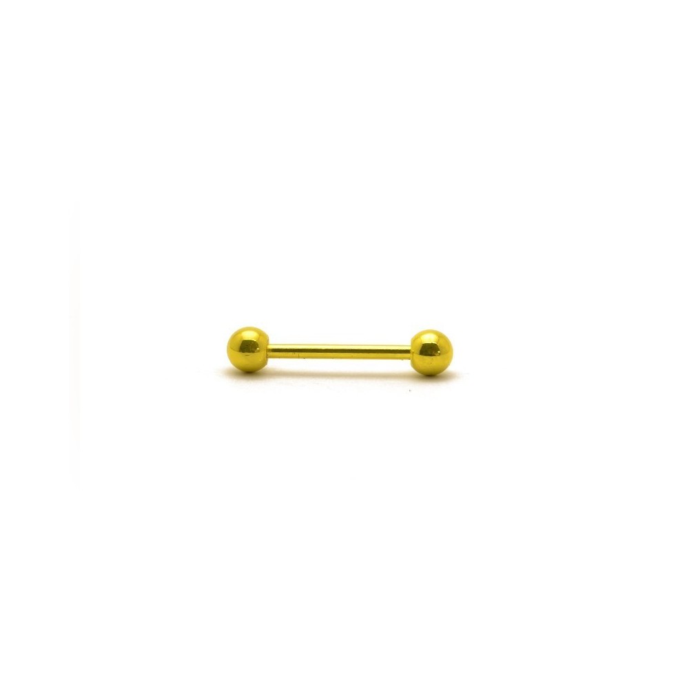 Barbell with balls 1.6 mm. various colors.