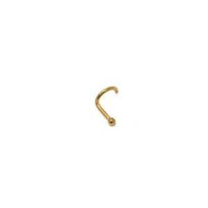 Nostril con bola 2 mm. Gold Plated - Imagen 1
