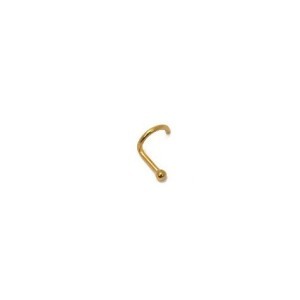 Nostril with ball 2.3 mm. gold-plated