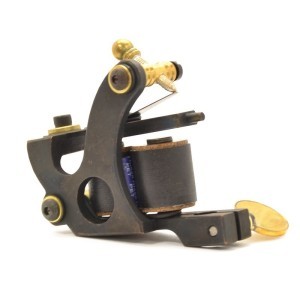 Titanium tattoo machine - Circle Black - Relleno