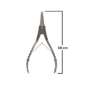 Pliers open large earrings
