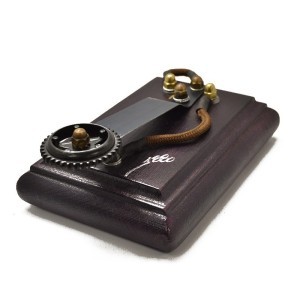 Clip cord pedal, 1880, square and wooden completely handmade, high quality (without clip cord.)