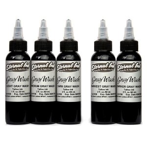 Eternal Ink - Gray Wash - Set completo de 5 tintas 30 ML.