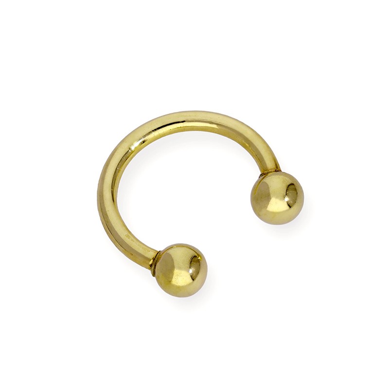 Circular barbell deals gold