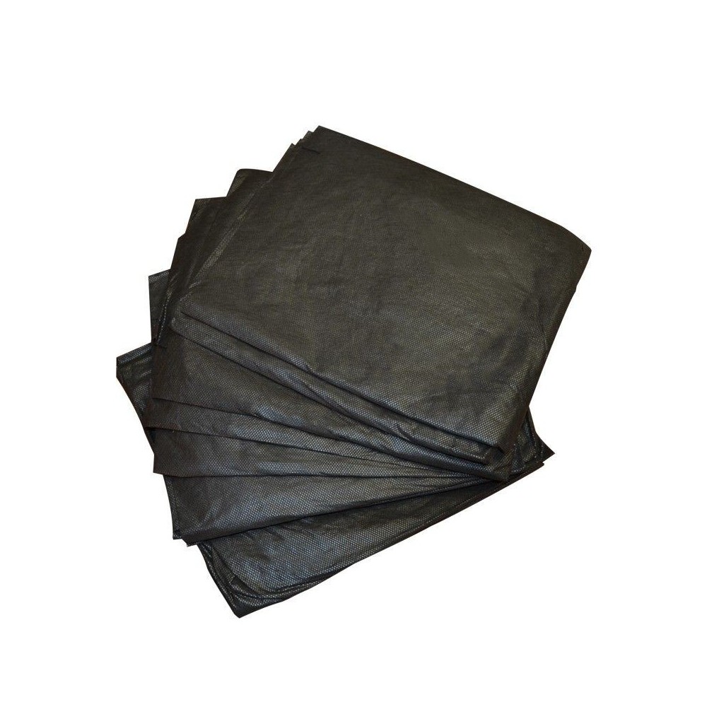 Black disposable stretcher covers (10 units)