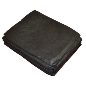 Black disposable stretcher covers (10 units)