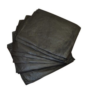 Black disposable stretcher covers (100 units)