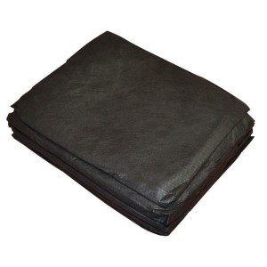 Black disposable stretcher covers (100 units)