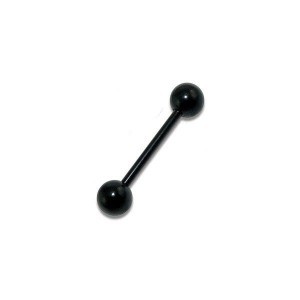 Barbell  con bolas Black line 1.6 mm. - Imagen 1