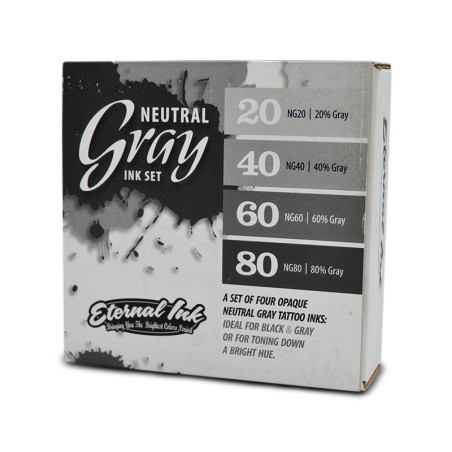 Eternal Ink Neutral Gray Set 4 tintas 30 ML.