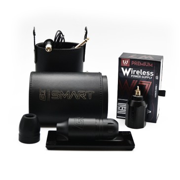 GT Smart Pen Black + Batería Wireless AVA W7 - kit tatuaje