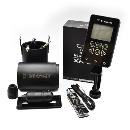 GT Smart Pen Black + Titanium XR2 Fountain + pedal