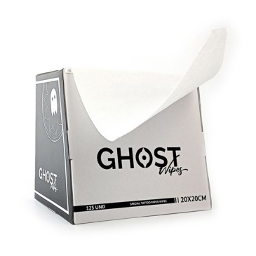 Ghost Wipes. Servilletas para tattoo– 125 unidades