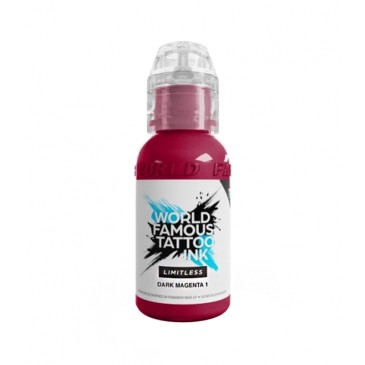 World Famous Limitless Dark Magenta 1 - Tinta magenta para tatuaje