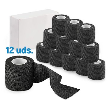 Black elastic bandage. Pack...