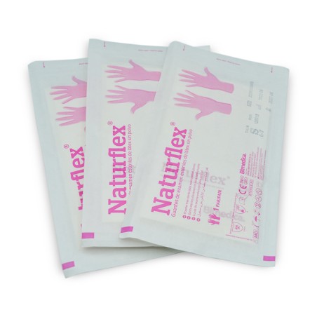 Guantes de Látex Estériles Sin Polvo - 10 unidades