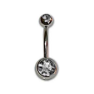 Navel con doble brillante - Piercing