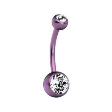 Titanium navel in colors...