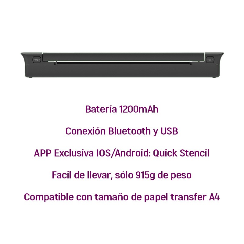 Fax Termico Termocopiadora para Tatuaje A4 Transfer Plateado