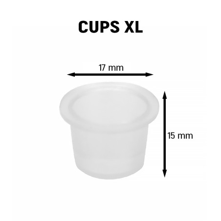 250 Cups XL  (17 mm.) sin base