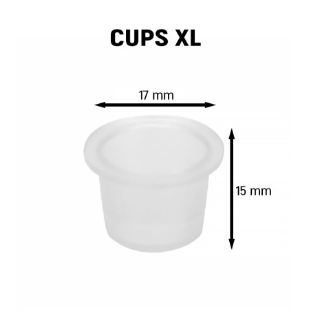 250 Cups XL  (17 mm.) sin base