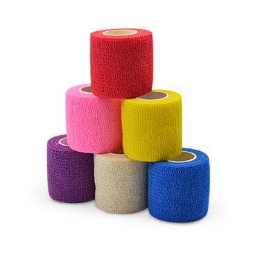 Colored elastic bandage....