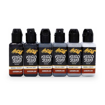 Kuro Sumi Imperial - Marble Stone Tone Set (6 x 44 ml)