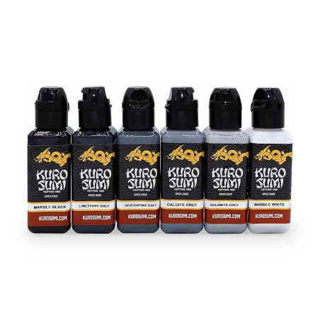 Kuro Sumi Imperial - Marble Stone Tone Set (6 x 44 ml)