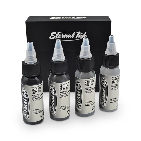 Eternal Ink Neutral Gray Set 4 tintas 30 ML.