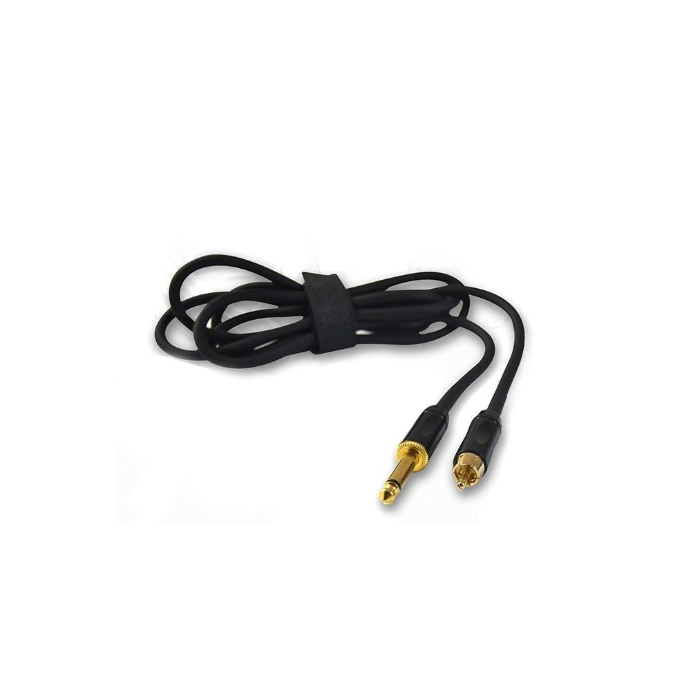 Black RCA clip cord - Titanium Premium