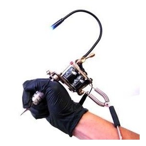 Flashlight for tattoo machine