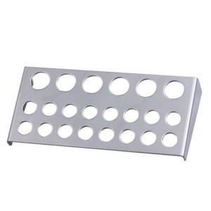 Large stainless steel capsule holder