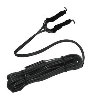 Clip cord gel silicona Negro