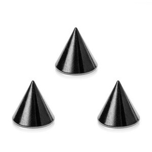 Black line cones with internal thread