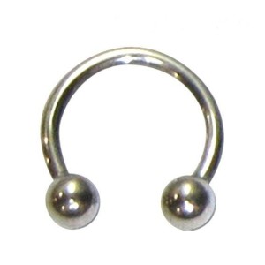 Circular barbell con bolas 1.2 mm. - Imagen 1