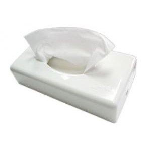 Dispensador pañuelos blanco - Imagen 1