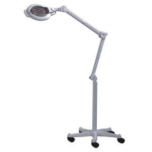 magnifying lamp with foot