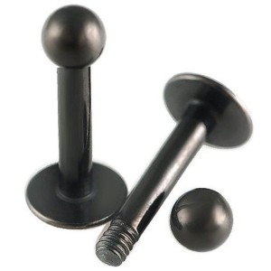 Labret con bola Black line