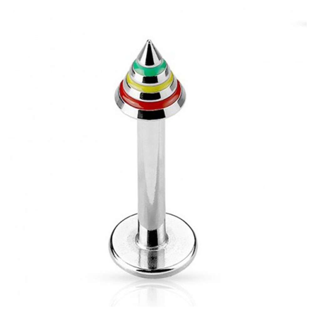 Labret with rasta cone 1.2 mm.
