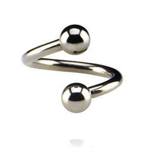 Spiral with balls 1.6 mm.