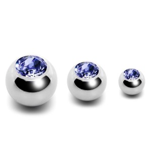Bolas acero con joyeria 1.6 mm - Imagen 1