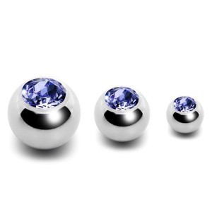 Steel balls with jewelery 1.6 mm