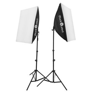 LIGHT STAND - SOFT BOX - Light display with foot - 2 units
