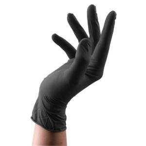 Black Latex Gloves