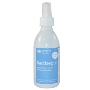 Bactiseptic - 250 ml con spray - Alta desinfección para piel - Imagen 1