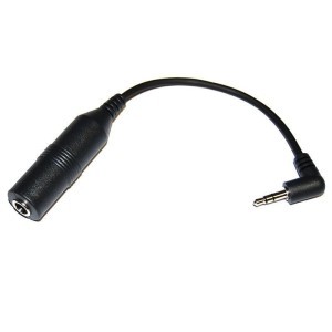 Cable adaptador mini Jack a Jack convencional