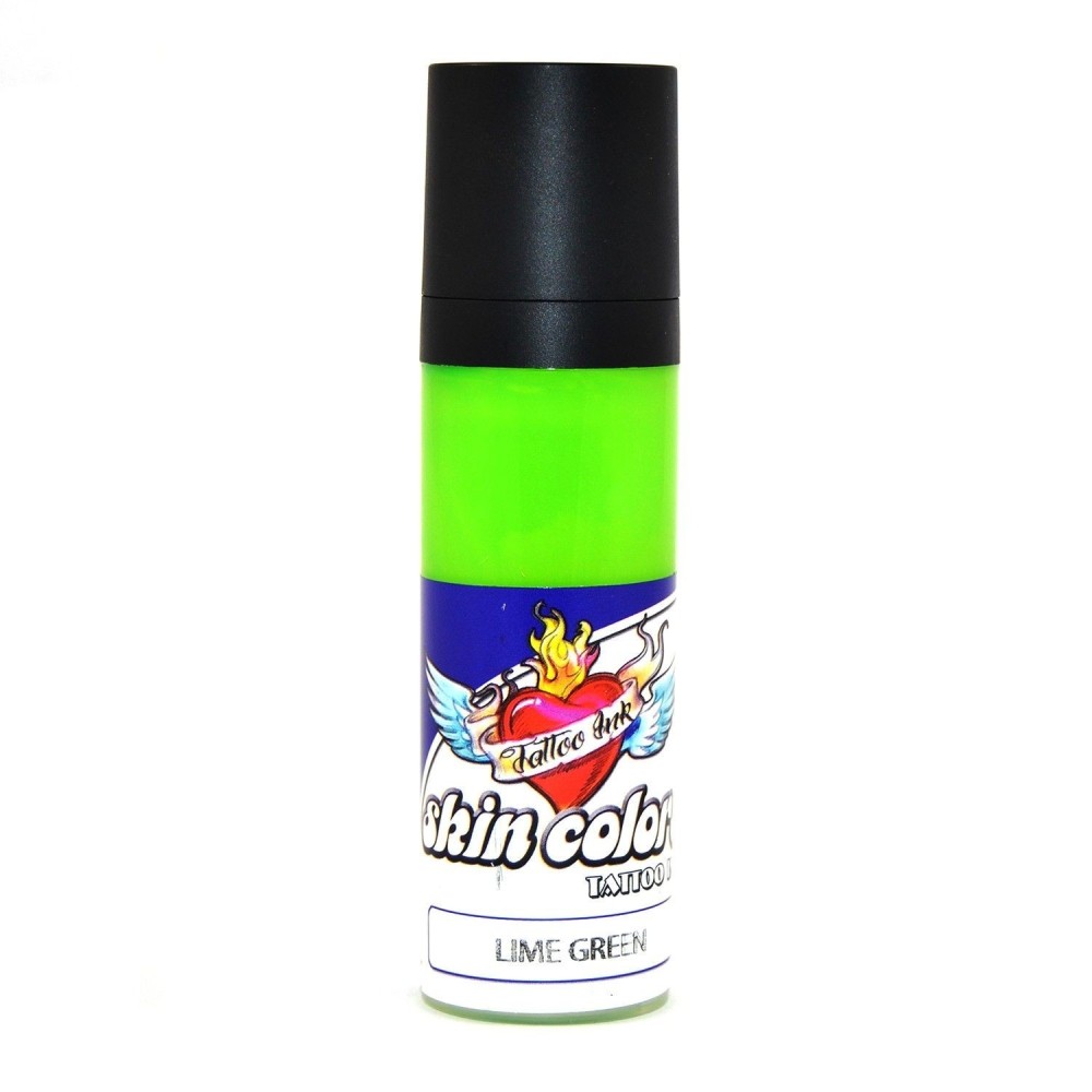 Tinta Skin Colors Lime Green 30 ml. - Imagen 1 Tinta Skin Colors Lime Green 30 ml. - Imagen 1