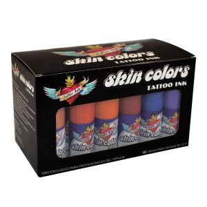 Lote 18 tintas Skin colors - Imagen 1