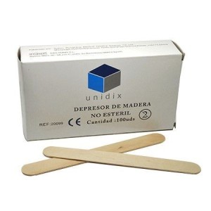 DEPRESORES DE MADERA ESTÉRILES - 50 unidades