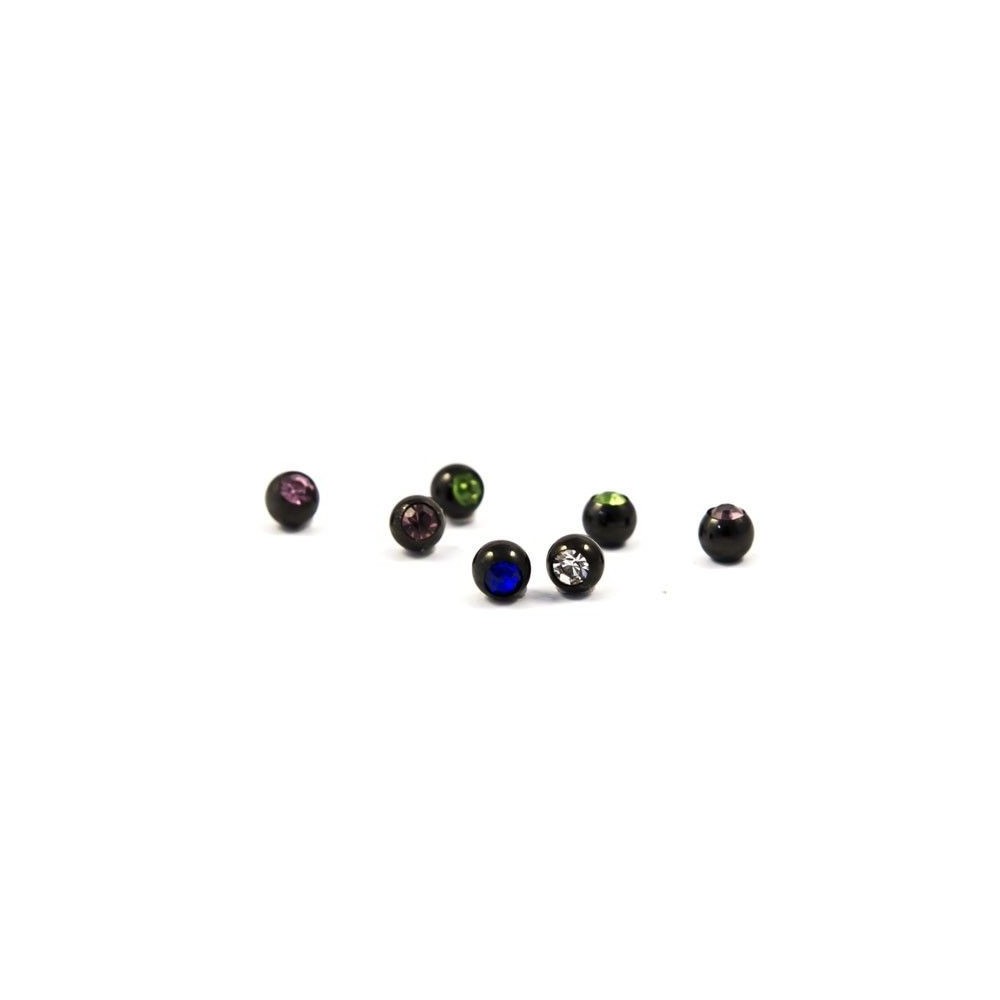 Balls With Jewelery Black line 1.2 mm